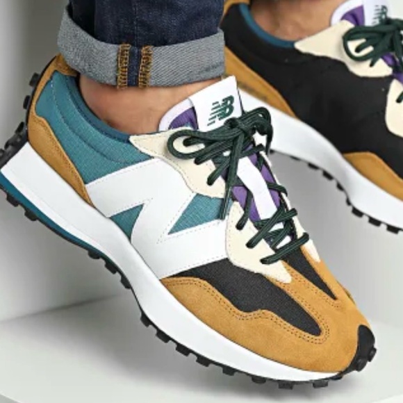 New Balance 327 Workwear Moonstone Retro Runner Sneakers - Picture 8 of 13